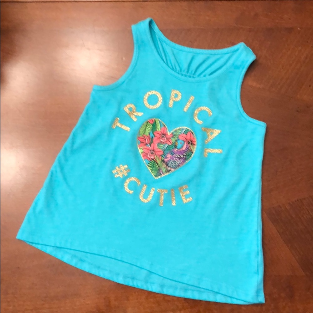 Toddler girl tank top. Racer back. Like New!